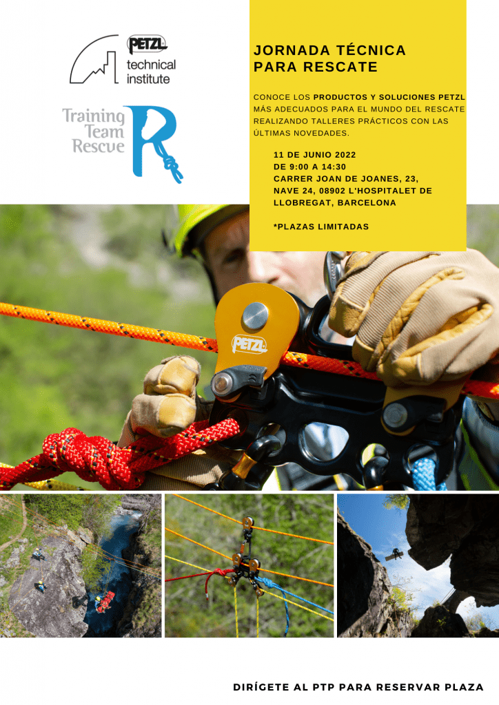 Jornada Técnica de equipos PETZL en TTR 2 CARTEL 1