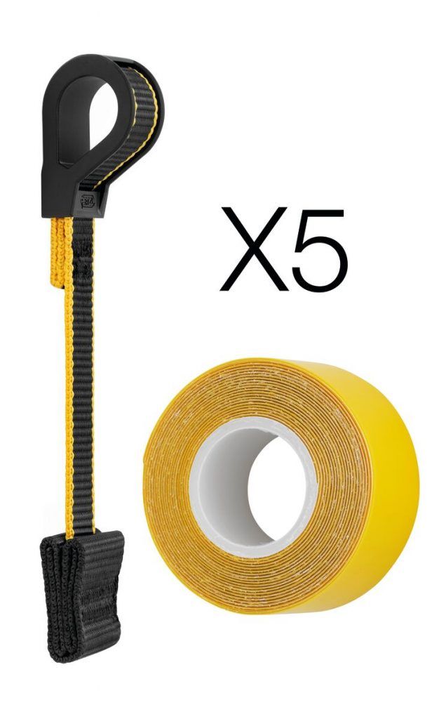 Cintas para asegurar herramientas en Trabajos Verticales 4 cintas petzl