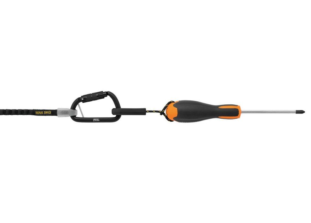 Cintas para asegurar herramientas en Trabajos Verticales 7 herramientas petzl