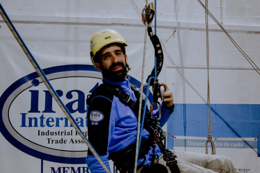 Curso IRATA Madrid: Formación Profesional en Trabajos Verticales con TTR 2 Instructor TTR David Padilla
