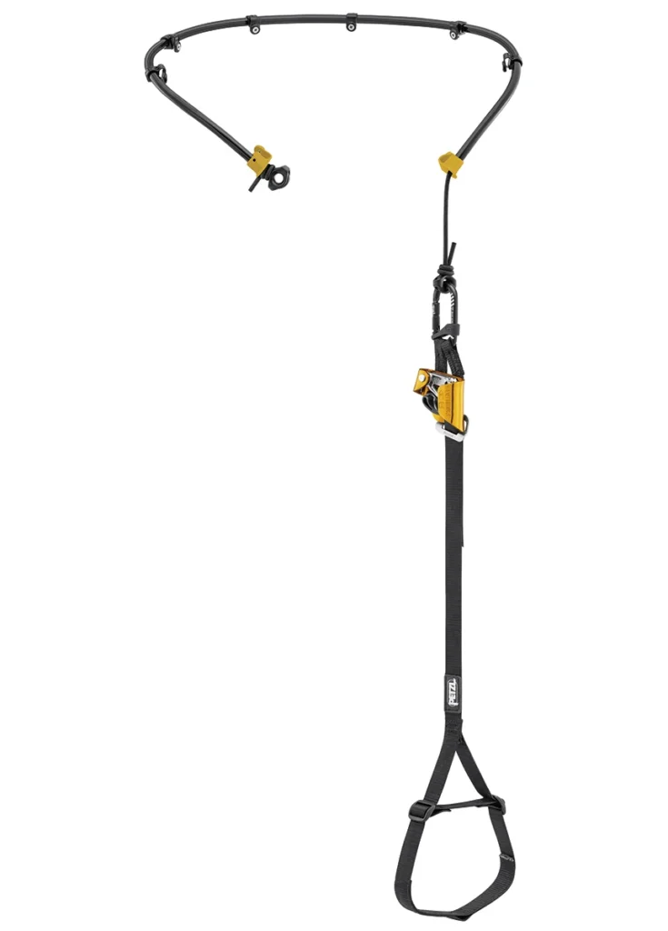 Petzl: nuevos equipos para trabajos verticales, rescate y poda profesional 11 Petzl KNEE ASCENT KIT